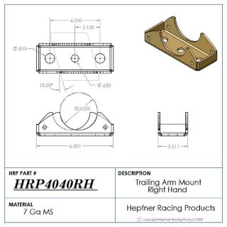 Picture of Truck Arm Mount RH, MS