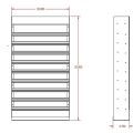 Picture of 22.5" Wall Cabinet Gear Case Shelf Insert, Short